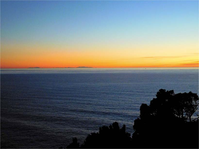 Bonassola: un meraviglioso tramonto al Salto della Lepre