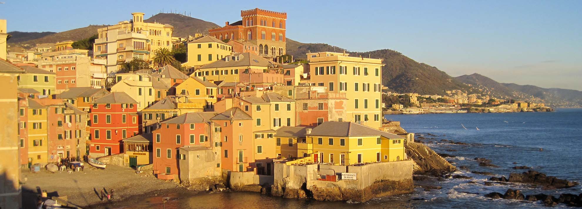 Boccadasse: the village of Livia and the cat