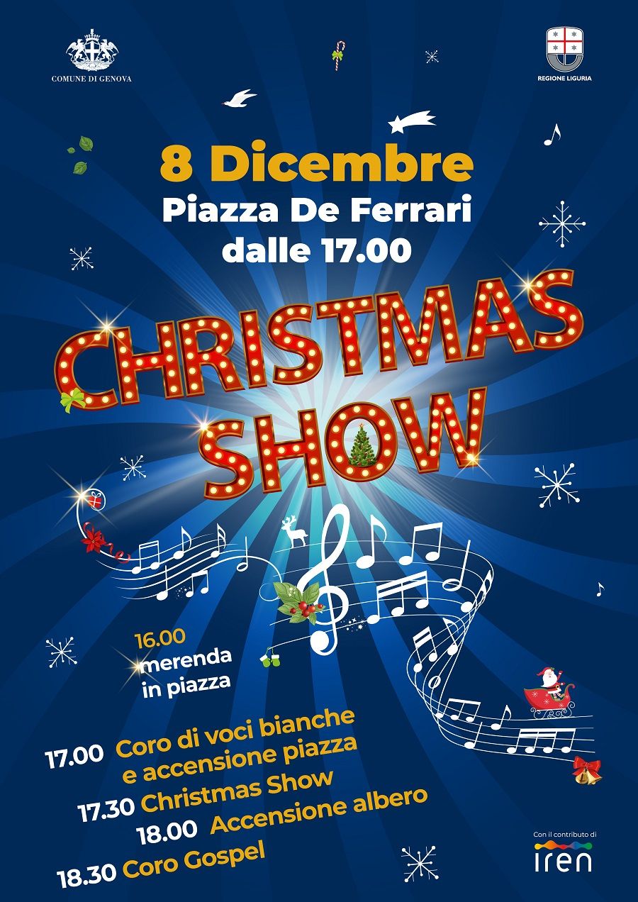 Christmas Show, la Liguria accende il Natale