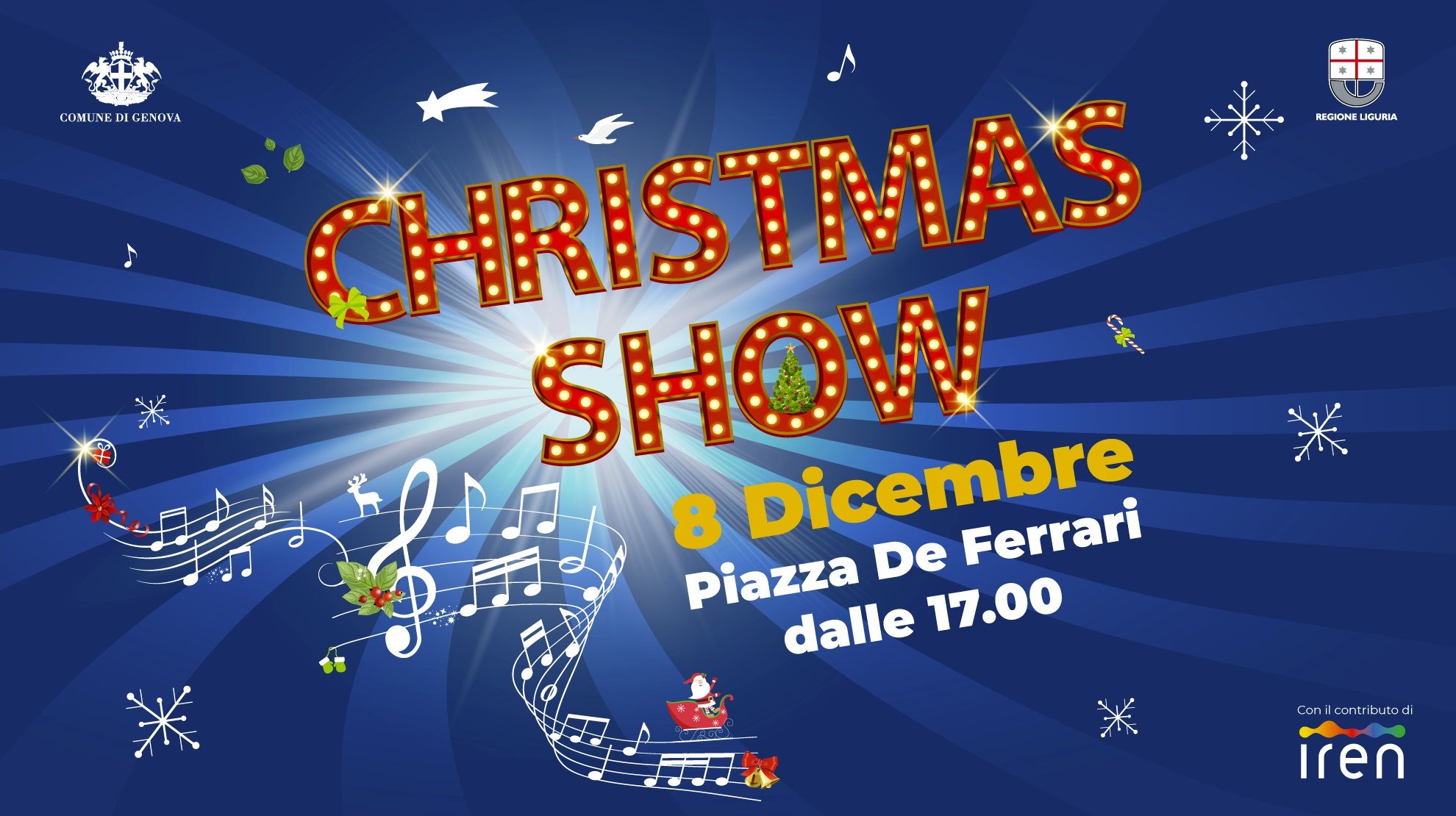 Liguria lights up Christmas with a Grand Show