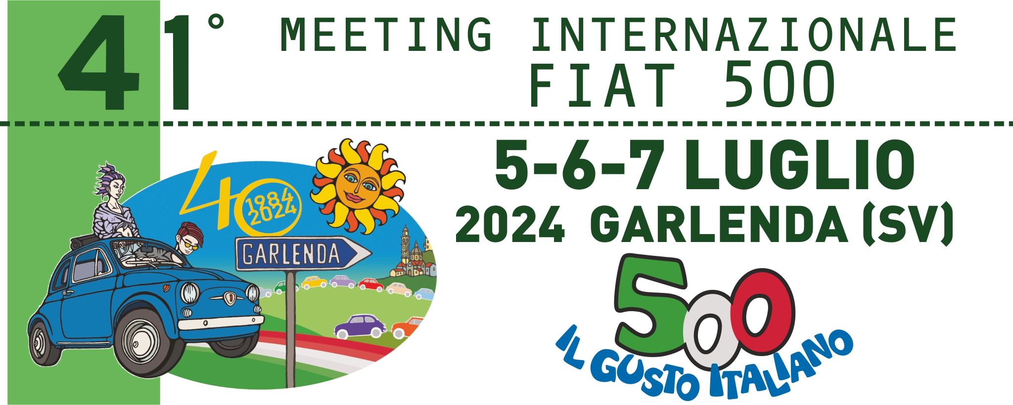 41° Meeting Internazionale Fiat 500 di Garlenda