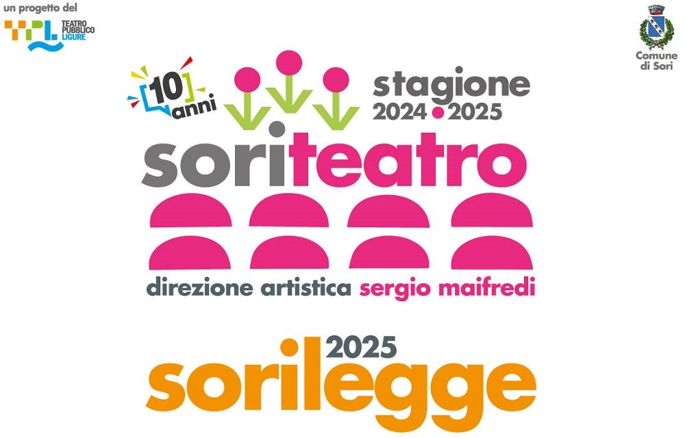 Soriteatro, la stagione al Teatro 
Comunale di Sori