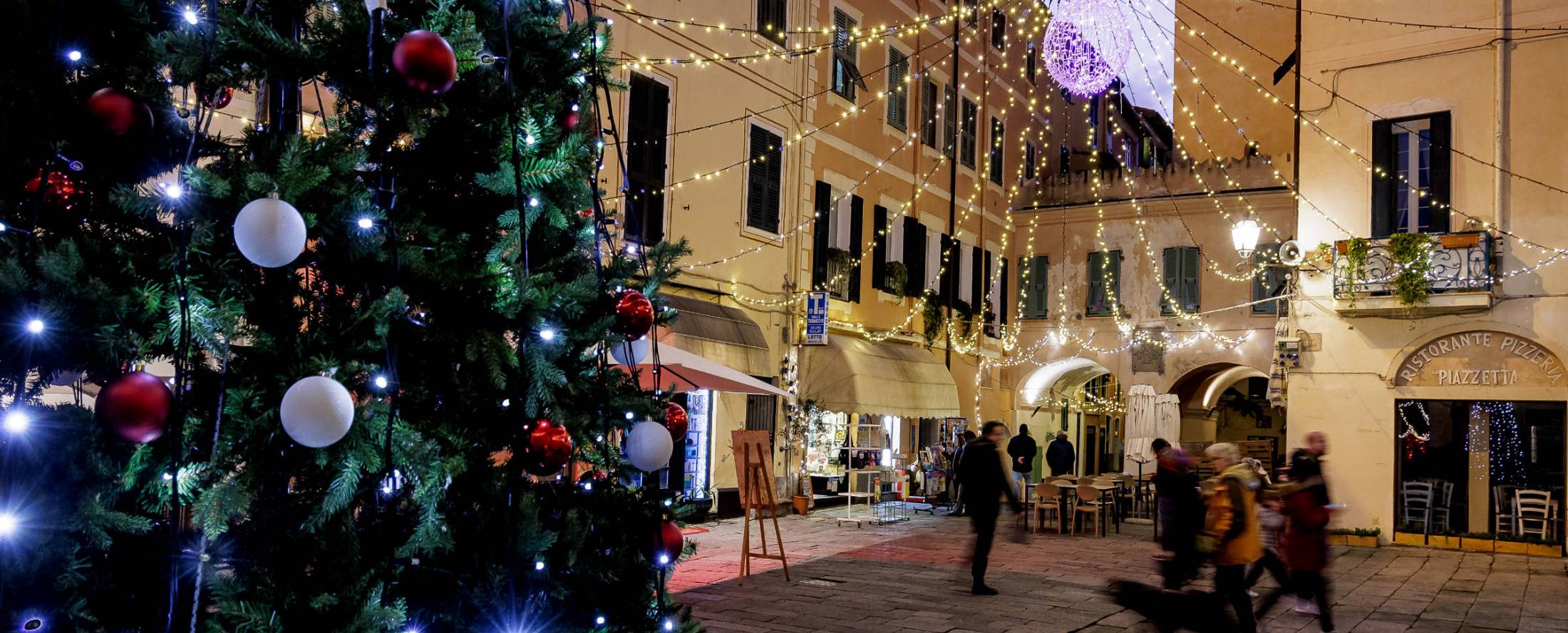 Luci Natale a Bordighera