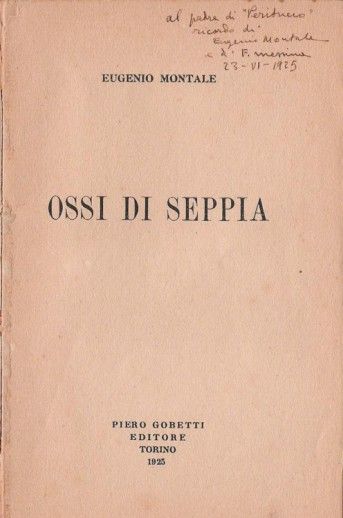 100 anni di Ossi di 
Seppia